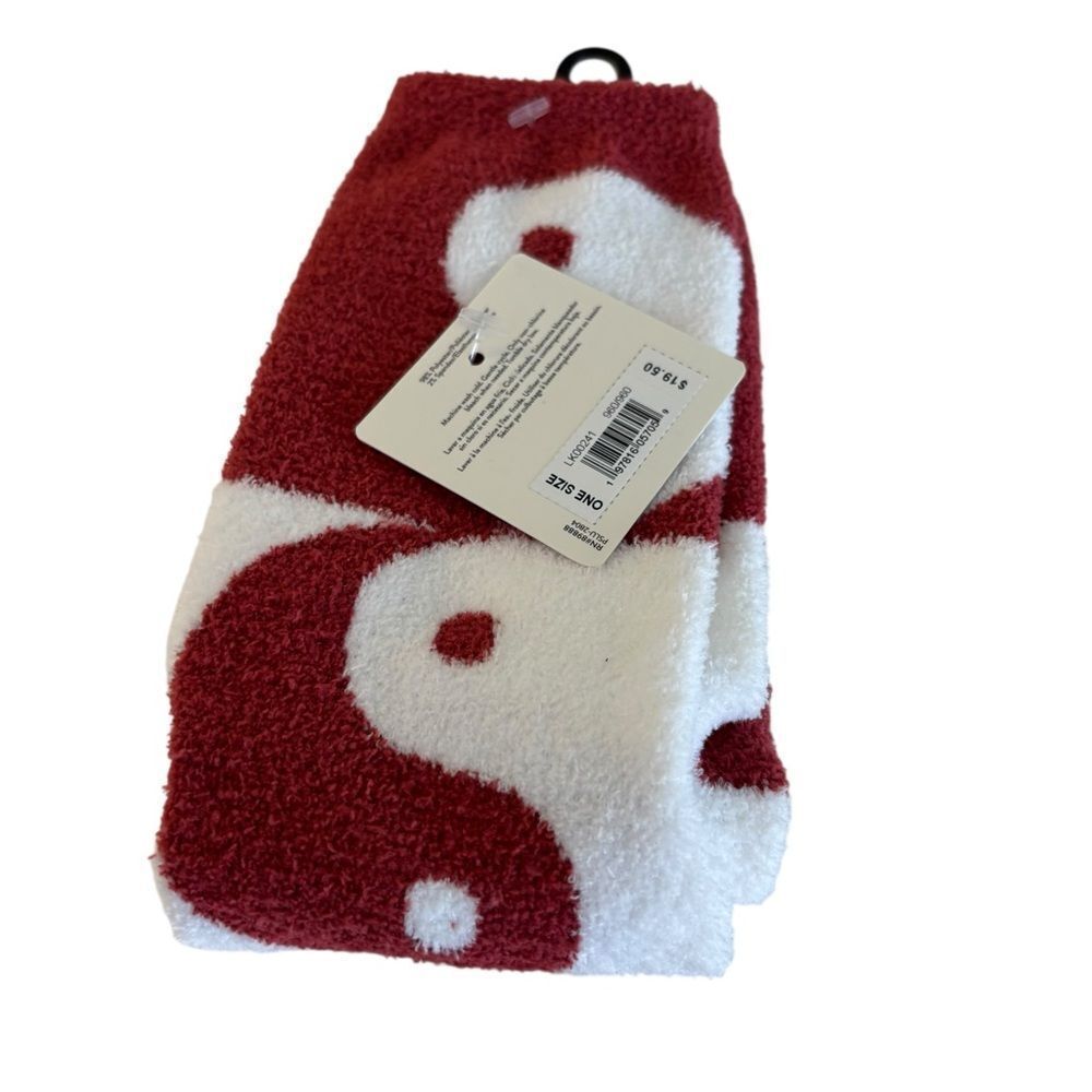 Yin Yang Warm Fuzzy Unisex Super Soft Socks.